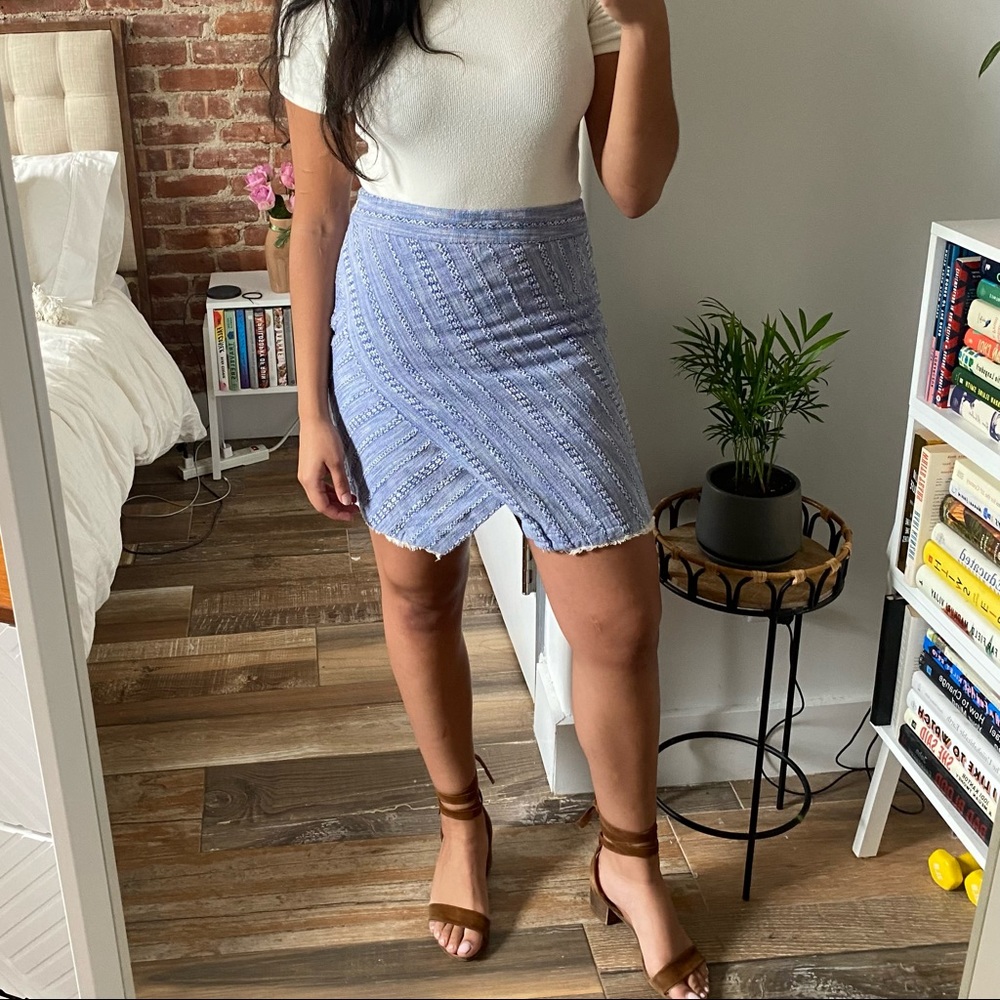 Loft Woven Patterned Mini Skirt